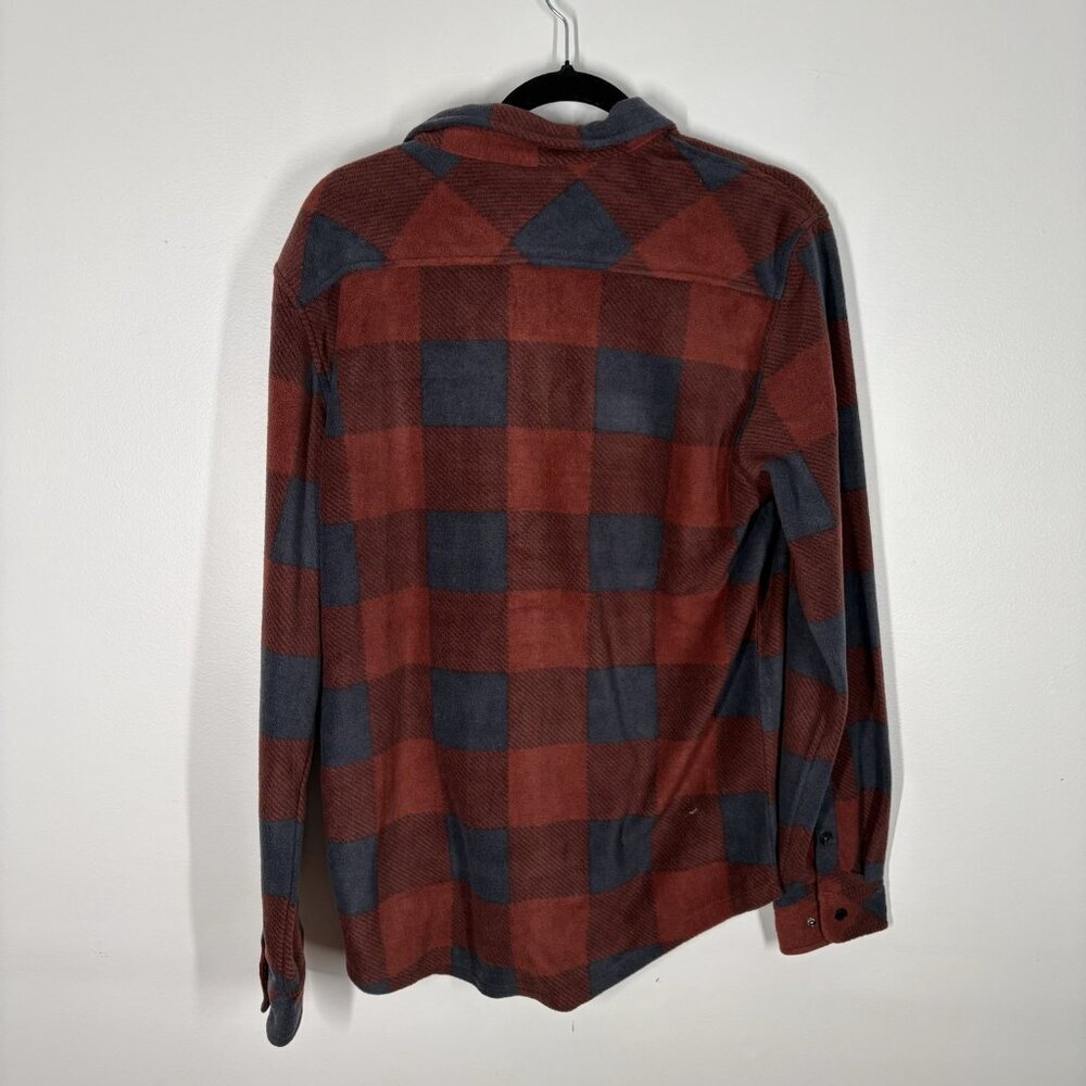 O’Neill Men M Arctic Check Superfleece Snap Button Cozy Shacket Shirt Jacket NWT - Picture 13 of 13